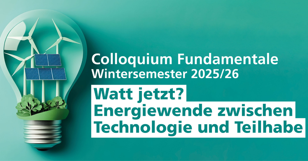 Werbefoto für das Colloquim Fundamentale des Forums.